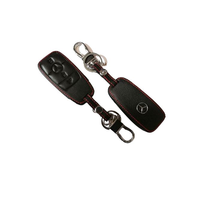 ซองหนัง Mercedes Benz E-Class W213,E220d,C220d Smart Key รุ่นโลโก้เหล็ก แบบใหม่