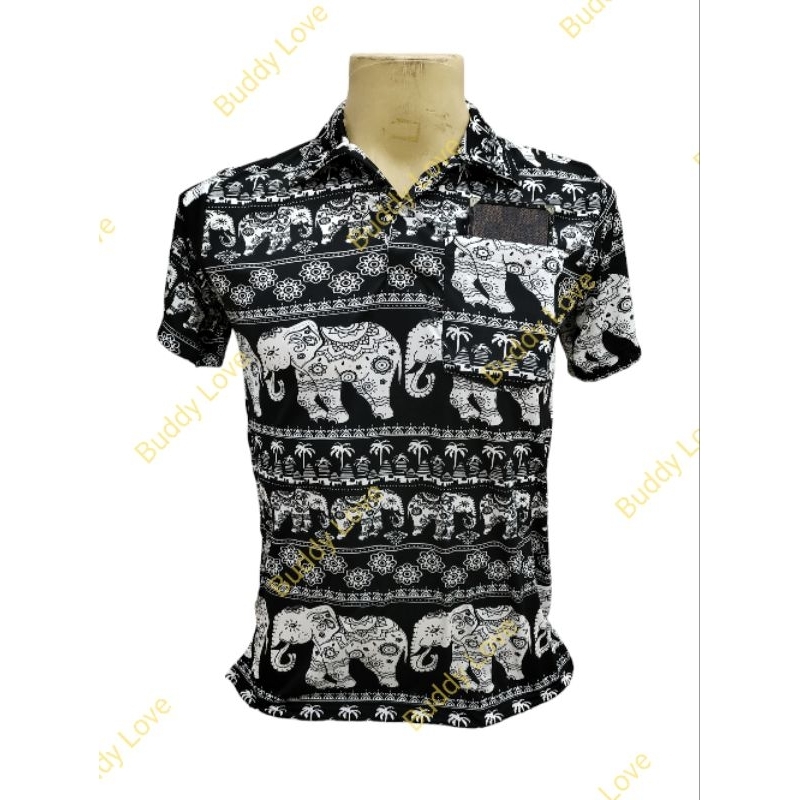 เสื้อโปโล เสื้อช้างไทยแลนด์ เนื้อผ้าไมโคร Tshirt Souvenir Thailand foreign Gift ของฝากต่างชาติ ไทยแลนด์