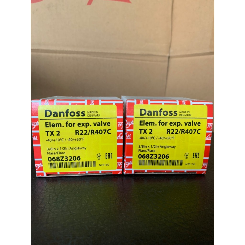 "DANFOSS"  เอ็กซ์แพนชั่นวาล์ว TX 2  R22/R407 -40/+10