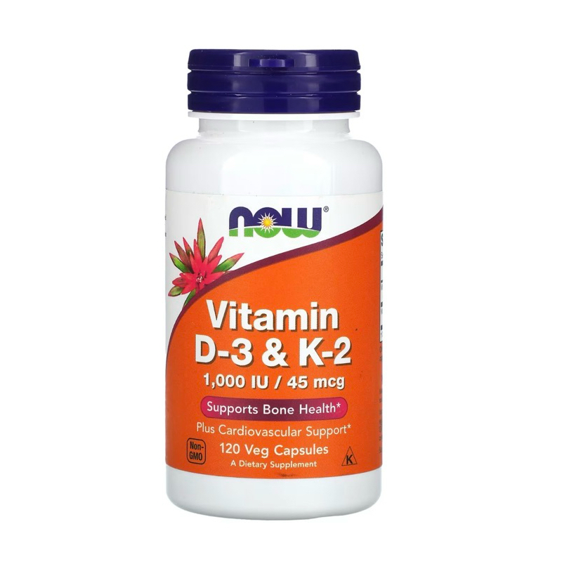 Now Foods D3 & K2 120 เม็ด หมดอายุ Dec 2026