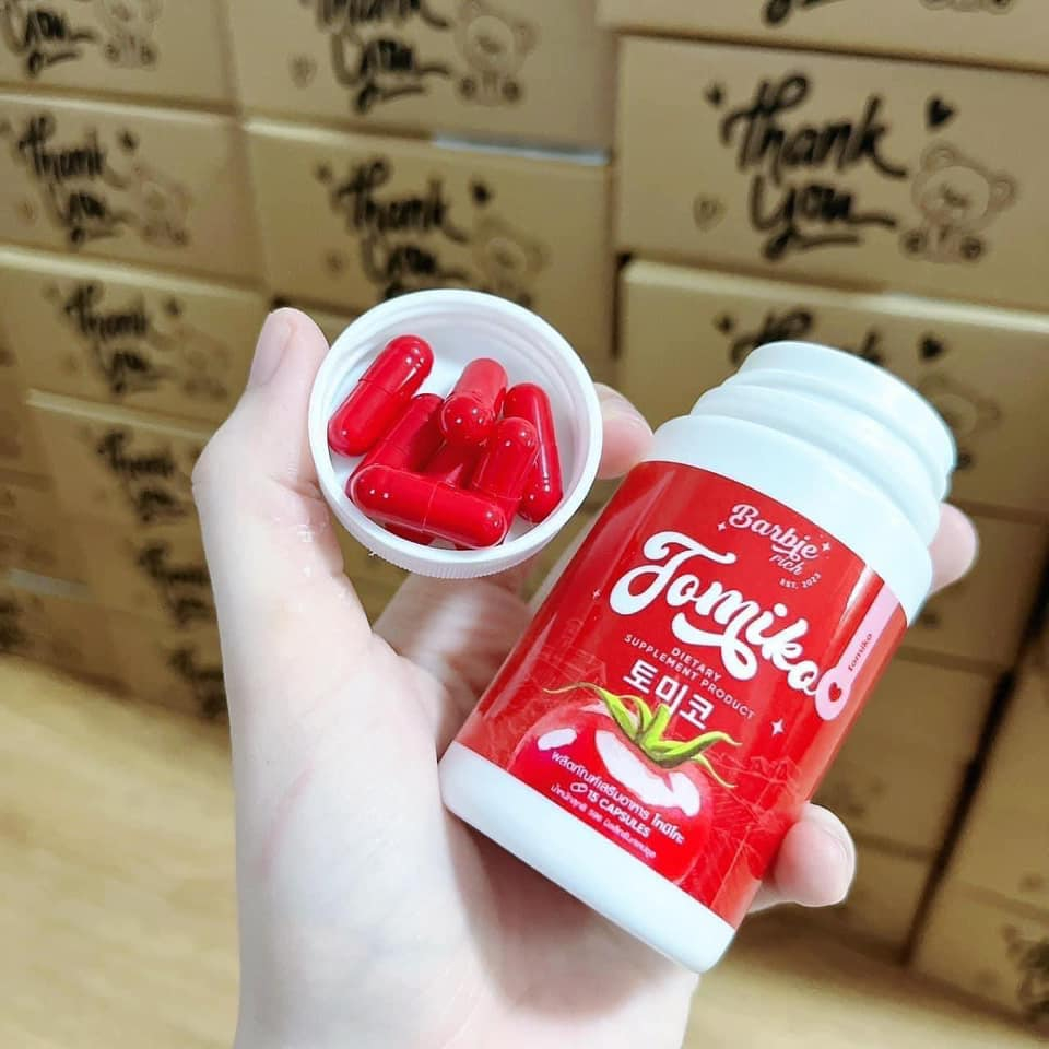 [ 1 แถม 2 ] กลูต้ามะเขือเทศ TOMIKO กลูต้าโทมิโกะ