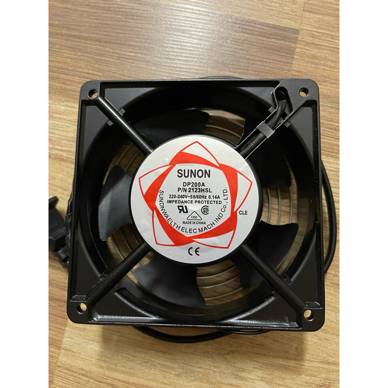 พัดลม220V ระบายความร้อน พัดลมตู้ RACK AC220V-240V 12Cm SONDN