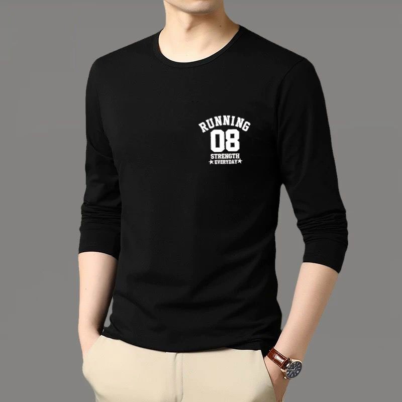 TL-446 เสื้อยืดแฟชั่นแขนยาวเนื้อผ้านิ่มเด้ง งานสกรีน ราคาถูกสุดๆ ใส่ได้ทั้งหญิงและชาย ลำลอง คอกลม