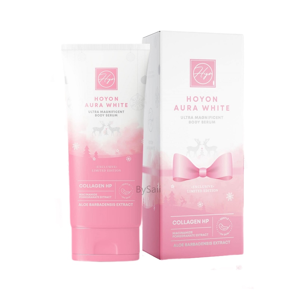 แพคเกจใหม่ โฮยอน ออร่าไวท์ โลชั่นบำรุงผิวกาย Hoyon Aura White 160ml.