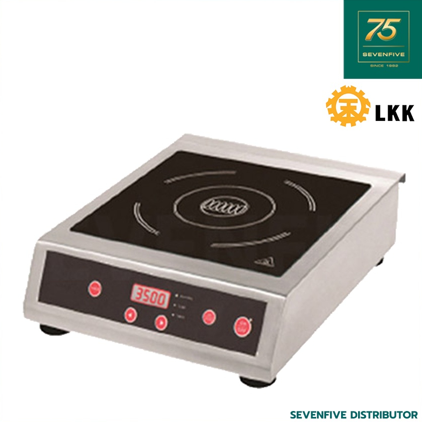 LKK เตาแม่เหล็กไฟฟ้า3500W เตาอินดักชั่น เตาไฟฟ้า ขนาด 285 x 285มม ช่วงอุณหภูมิ : 60-240°C LKK1-IND350S