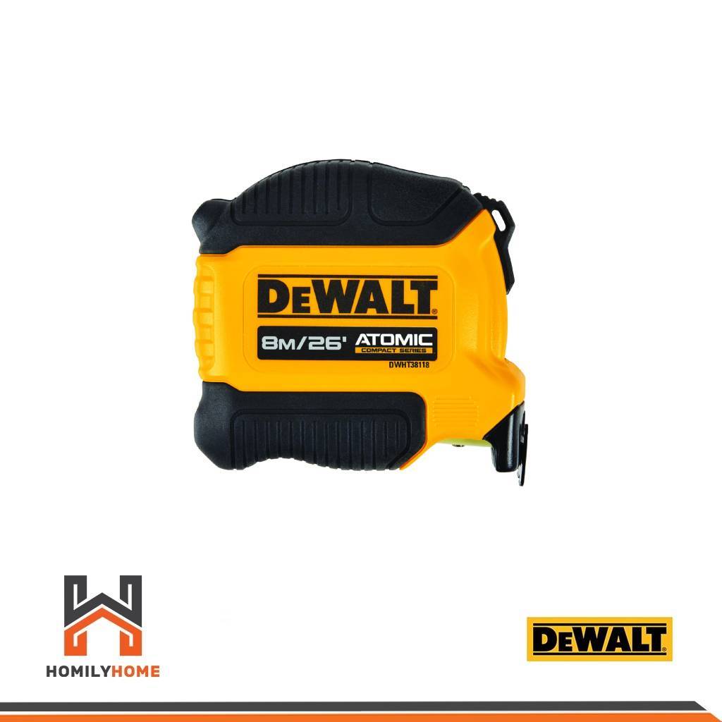 DEWALT ตลับเมตร ยาว 5 เมตร ATOMIC รุ่น DWHT38112 ยาว 8 เมตร รุ่น DWHT38118