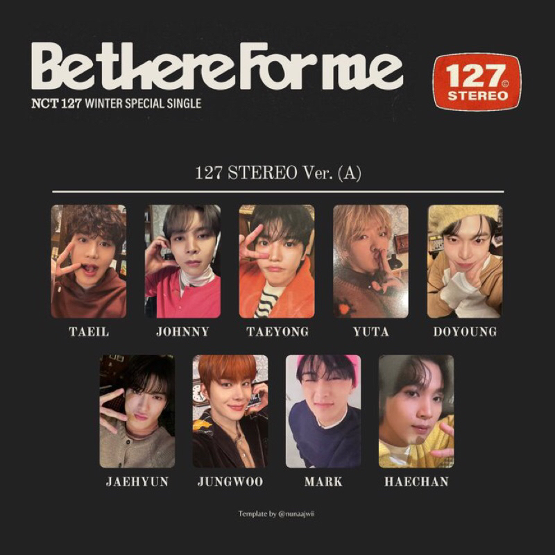 อัลบั้ม   NCT127 Be There for Me  stereo ver.