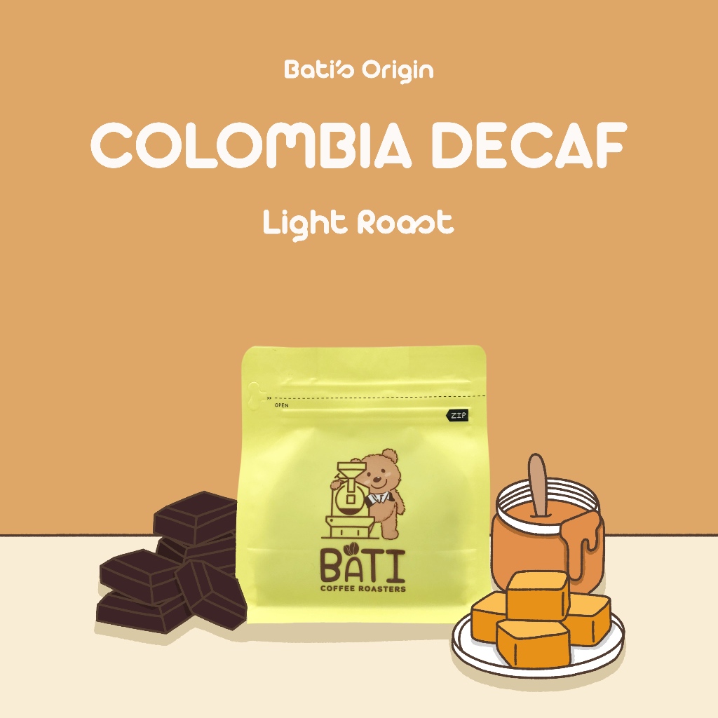 [NEW] Bati Coffee Roasters เมล็ดกาแฟ คั่วอ่อน – BATI’S COLOMBIA DECAF EA【Single Origin｜Washed｜Light Roast】 ราคา ถูกที่สุด ดีลบีเคเค