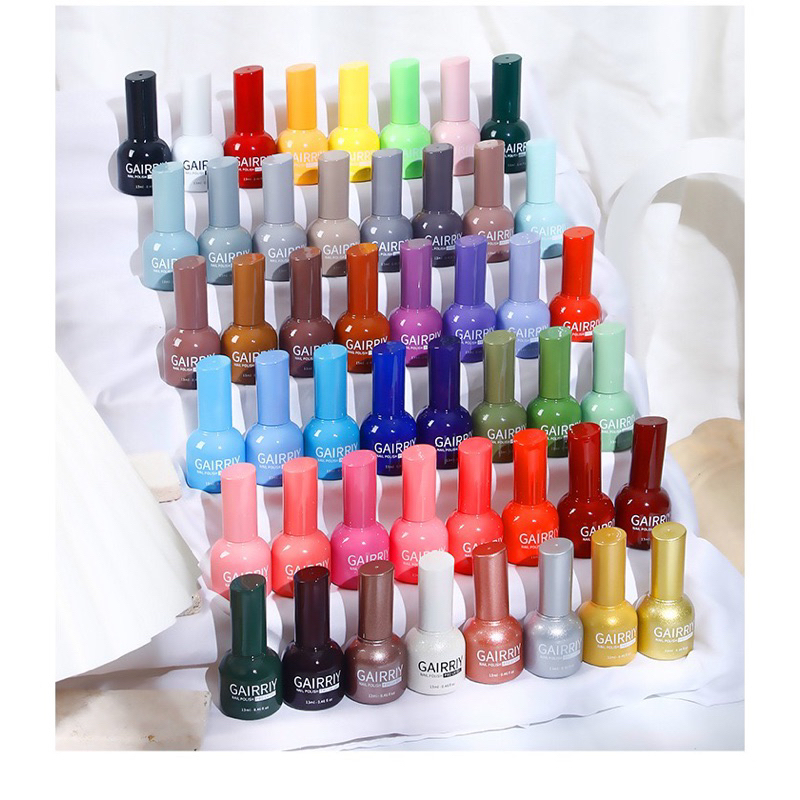 GAIRRIY 48สีสีเจลทาเล็บ 13MLสีเจล สีทาเล็บเจล ยาทาเล็บเจล