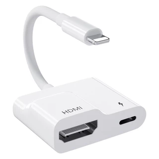 FEINODI Light to HDMI สายแปลง สามารถเชื่อมต่อกับสายเคเบิลเครือข่าย ไปแสดงผลที่หน้าจอ คอมพิวเตอร์ TV และ โปรเจคเตอร์
