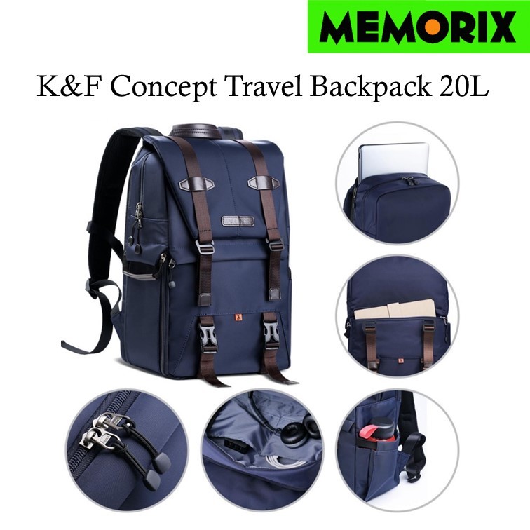 K&amp;F Concept (KF13.087) Multifunctional Camera Travel Backpack 20L  Fits 15.6 Inch Laptop