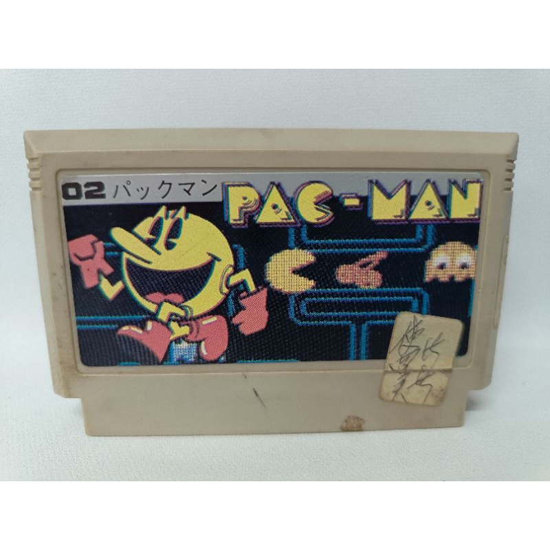 ตลับ Fc เกม Pacman หรือ PAC-MAN ตลับ Ic งานเก่ายุค90