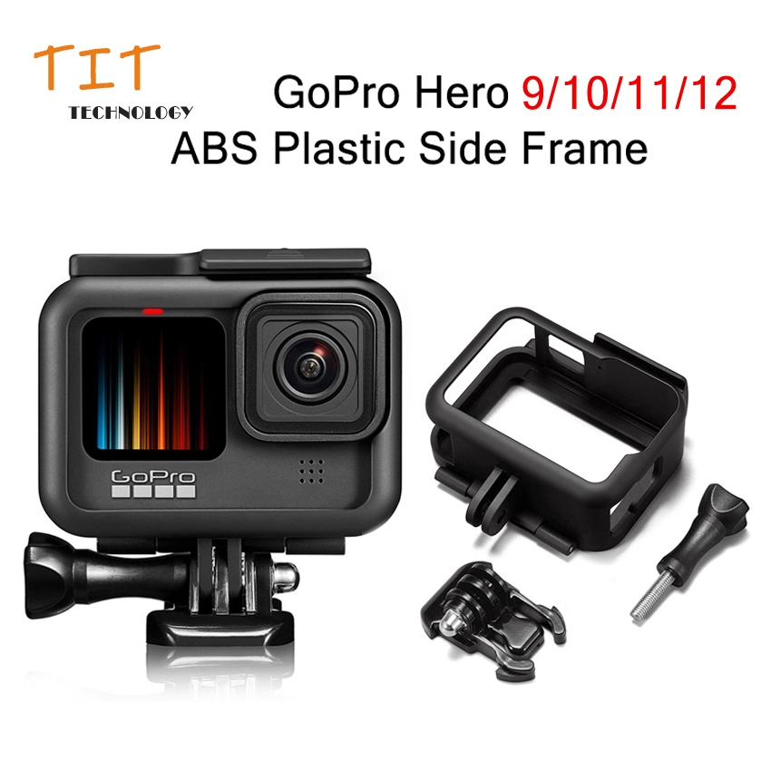 Frame for GoPro Hero 9/10/11/12/13 Housing Border Protective Shell Case for GoPro 9/10/11/12/13Quick Pull Movable socket