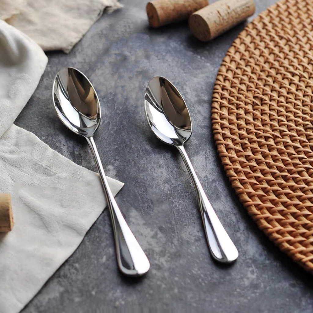 🚚ส่งเร็ว 🚚 ช้อนกาแฟ ช้อน สแตนเลส คนกาแฟ มีน้ำหนัก พรีเมียม สวยมาก🔸 20006 😍พร้อมส่ง กรุงเทพฯ😍