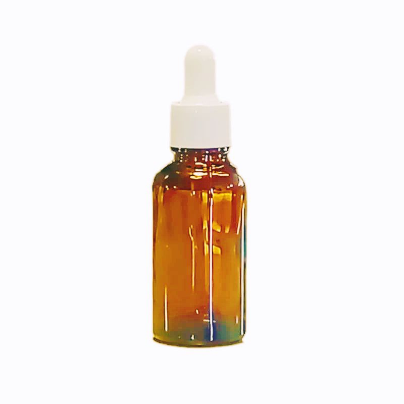 ขวดแก้ว ดรอปเปอร์สีชาใส 30 ml ขวดบีบหยด บรรจุเซรั่ม ของเหลว น้ำยา น้ำหอม น้ำมันหอมระเหย อโรม่า สารสกัด