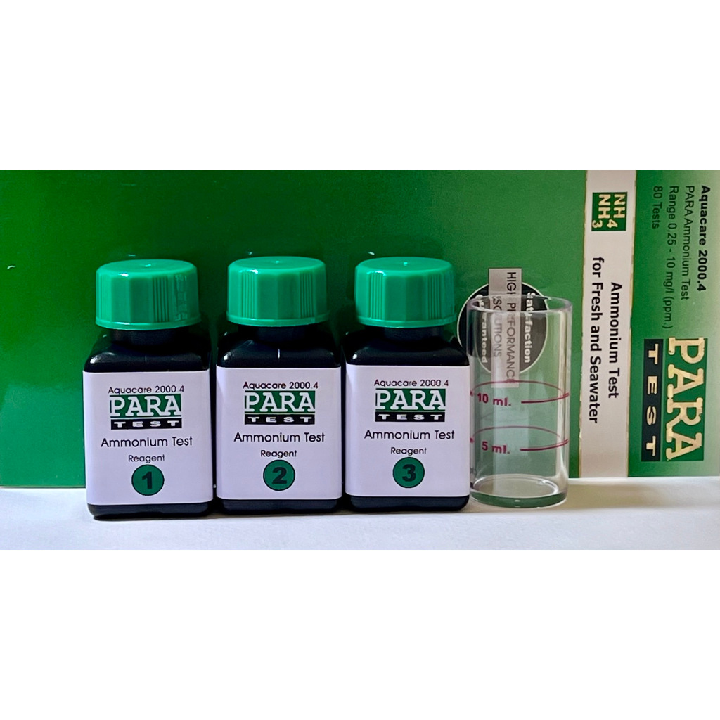 ชุดทดสอบค่าแอมโมเนียในน้ำ,Ammonia test kit,Ammonia toxic test,Total Ammonia test kit