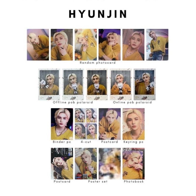 พร้อมส่ง - Hyunjin Victory Pop up Photocard