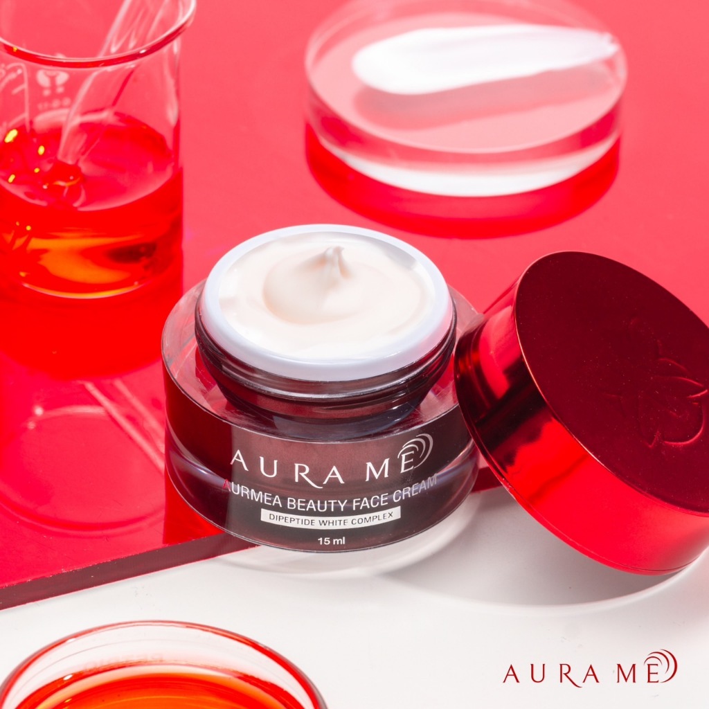 Flash Sale 3 กระปุก ครีมเคลียร์ฝ้า AURA ME AURMEA Beauty Face Cream กระปุกละ 15 ml ( พิมรี่พาย )