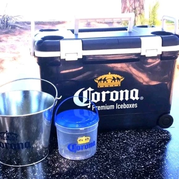 กระติกน้ำแข็ง CORONA ขนาด 26ลิตรพร้อมล้อลากที่แข็งแรง(สั่งได้ 1ใบต่อคำสั่งซื้อ)