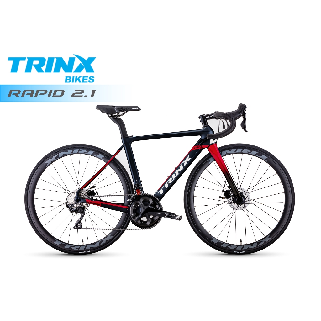 จักรยานเสือหมอบ TRINX RAPID 2.1s DISC เฟรมคาร์บอน เกียร์ 2*11 speed 105 SHIMANO 700C (เบรคน้ำมัน Shimano) 2021