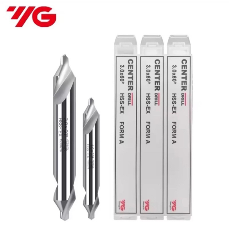 CENTER DRILL ดอกนำศูนย์ YG ของแท้ 💯% (ราคาขายต่อตัว) สินค้าพร้อมส่ง 🎉