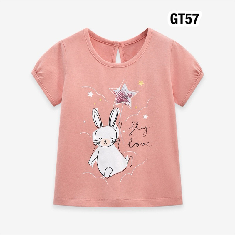 พร้อมส่งจากไทย GT57 เสื้อยืดแขนสั้น ลายน่ารัก ผ้าไม่หนา ใส่สบาย ระบายอากาศได้ดี คุณภาพดีเว่อร์เช่นเคย