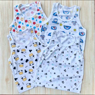 (เซ็ท4ตัว)เสื้อกล้าม เสื้อแขนกุด เสื้อเด็กแรกเกิด เด็ก1,2,3ขวบ