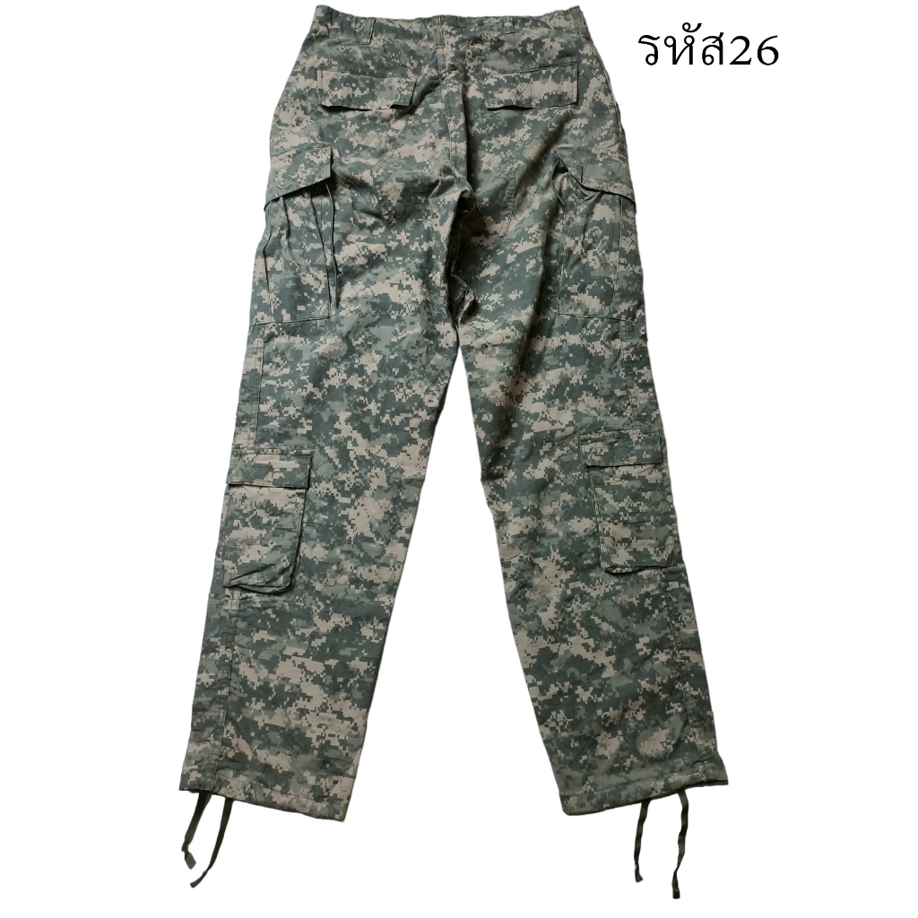 กางเกงทหาร USA ลายพราง ACU ผสมผ้าหน่วงไฟ เอว 34