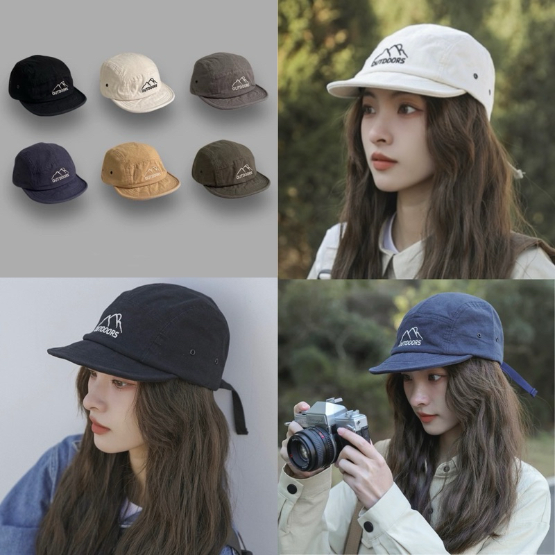 (AY) หมวกแก๊ปกันแดดปีกสั้น หมวกเดินป่า/แคมป์