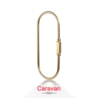 Caravan Crew Keychain 9cm brass material พวงกุญแจ วัสดุทองเหลือง