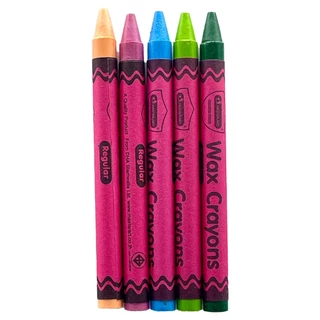 kidtuk สีเทียน Master Art ขนาดกลาง 12 สี แข็งแรง ไม่หักง่าย มีเนื้อสีที่เรียบเนียน ให้ความรู้สึกนุ่มนวลเวลาระบาย
