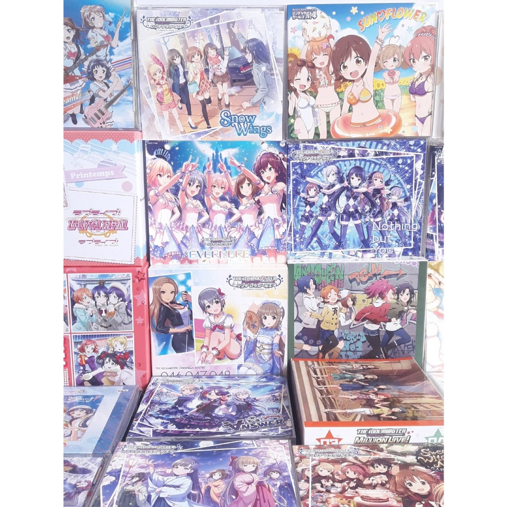 แผ่นเพลงอนิเมะแท้THE IDOLM＠STER Love Live! miku BanG Dream!และอื่นๆหลายรายการ หน้า1