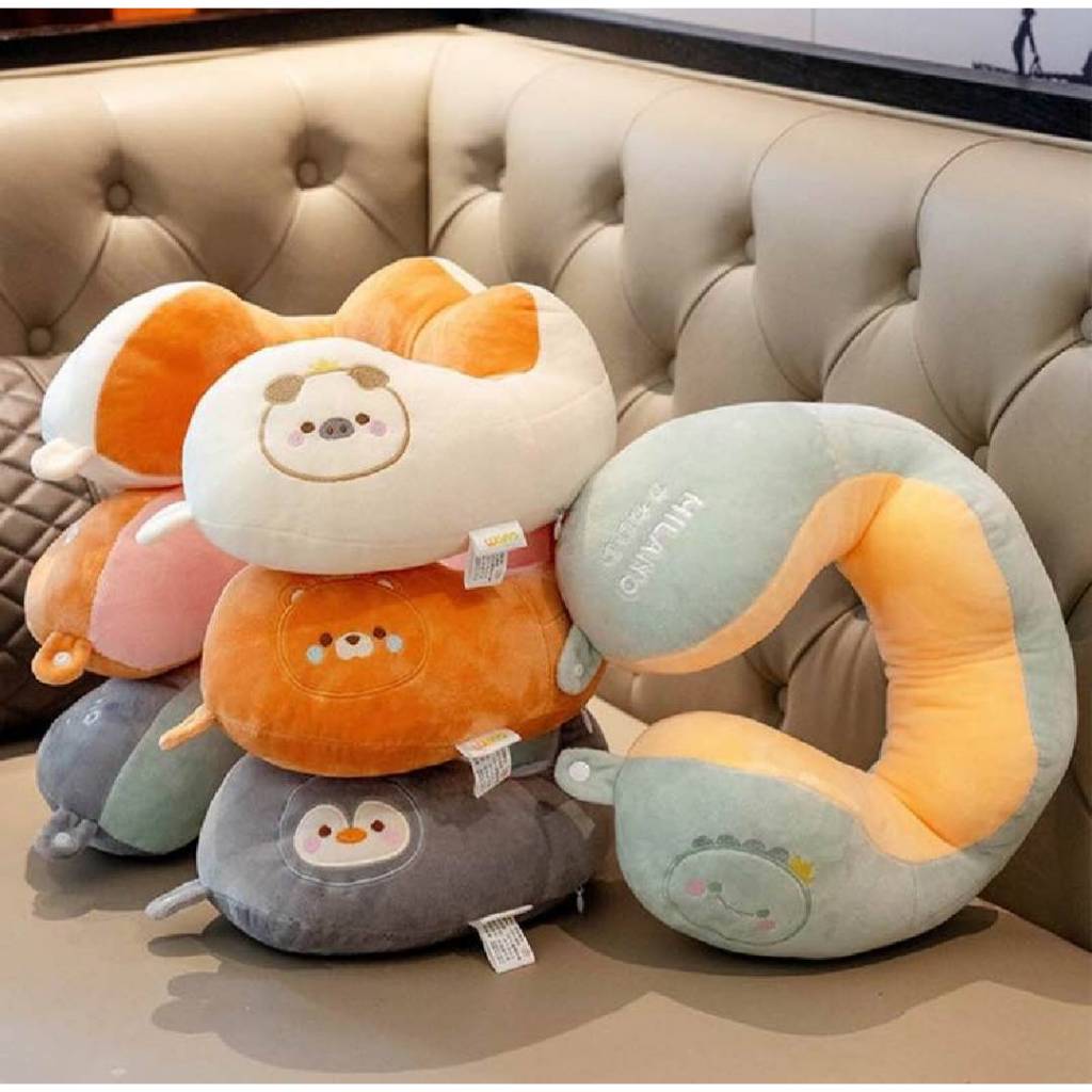 หมอนรองคอแบบพกพา หมอนรองคอสามารถรองรับศีรษะ สำหลับการเดินทาง
