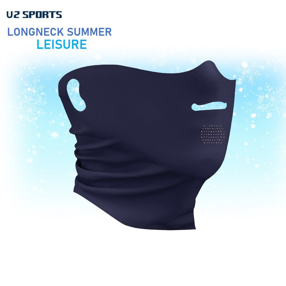 U2SPORTS Longneck Summer Leisure หน้ากากผ้ากันแดด แบบเปิดจมูกและมีรูตรงปาก ยาวปิดคอ unisex