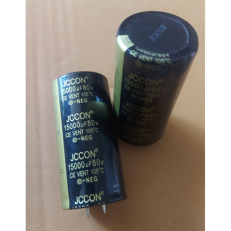 15000UF/80Volt 105องศา ขนาด3.5×7 cm.(ราคาตัวละ)