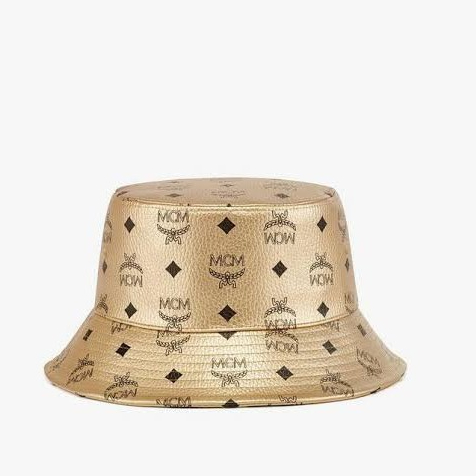 MCM Bucket Hat in Berlin Gold หมวกบัคเก็ต *กรุณาทักแชทสอบถาม เพื่อเช็คสต็อคก่อนกดสั่งนะคะ*