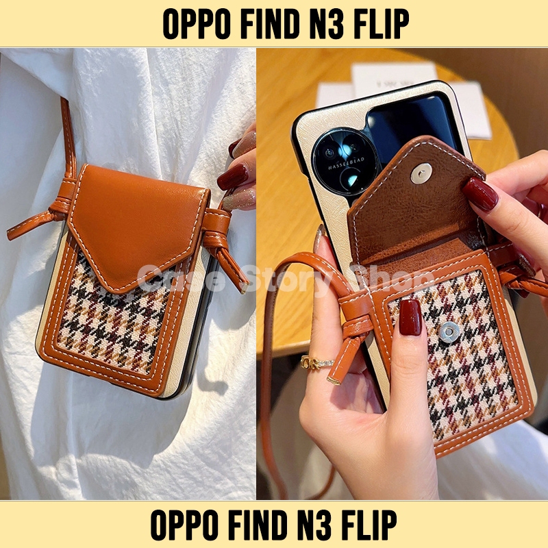 เคส OPPO Find N3 Flip ส่งจากไทย ลายพนัง พรีเมี่ยม มีสายสะพาย