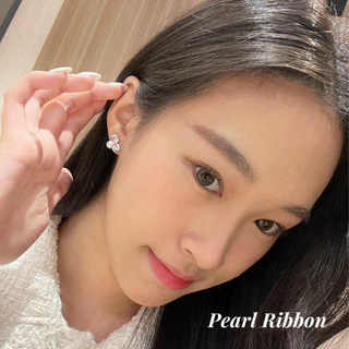 ✨Pearl Ribbon 🎀 ต่างหูโบว์ ลูกคุณหนู I ต่างหูมุกสไตล์เกาหลี ✨Glamandglow.bkk