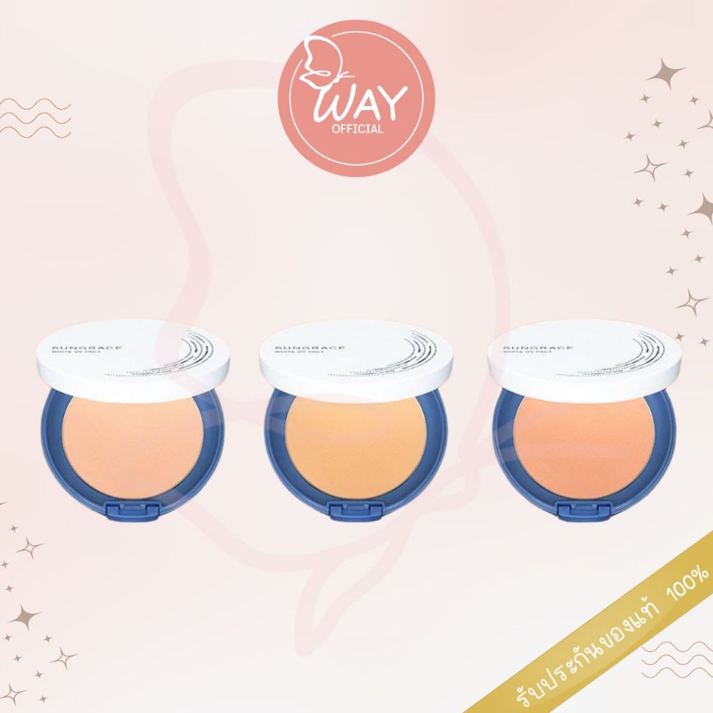 ซันเกรส ไวท์ ยูวี แพ็ค เอ็น SPF18 PA++ 12g Sungrace White UV Pact N SPF18 PA++ 12g