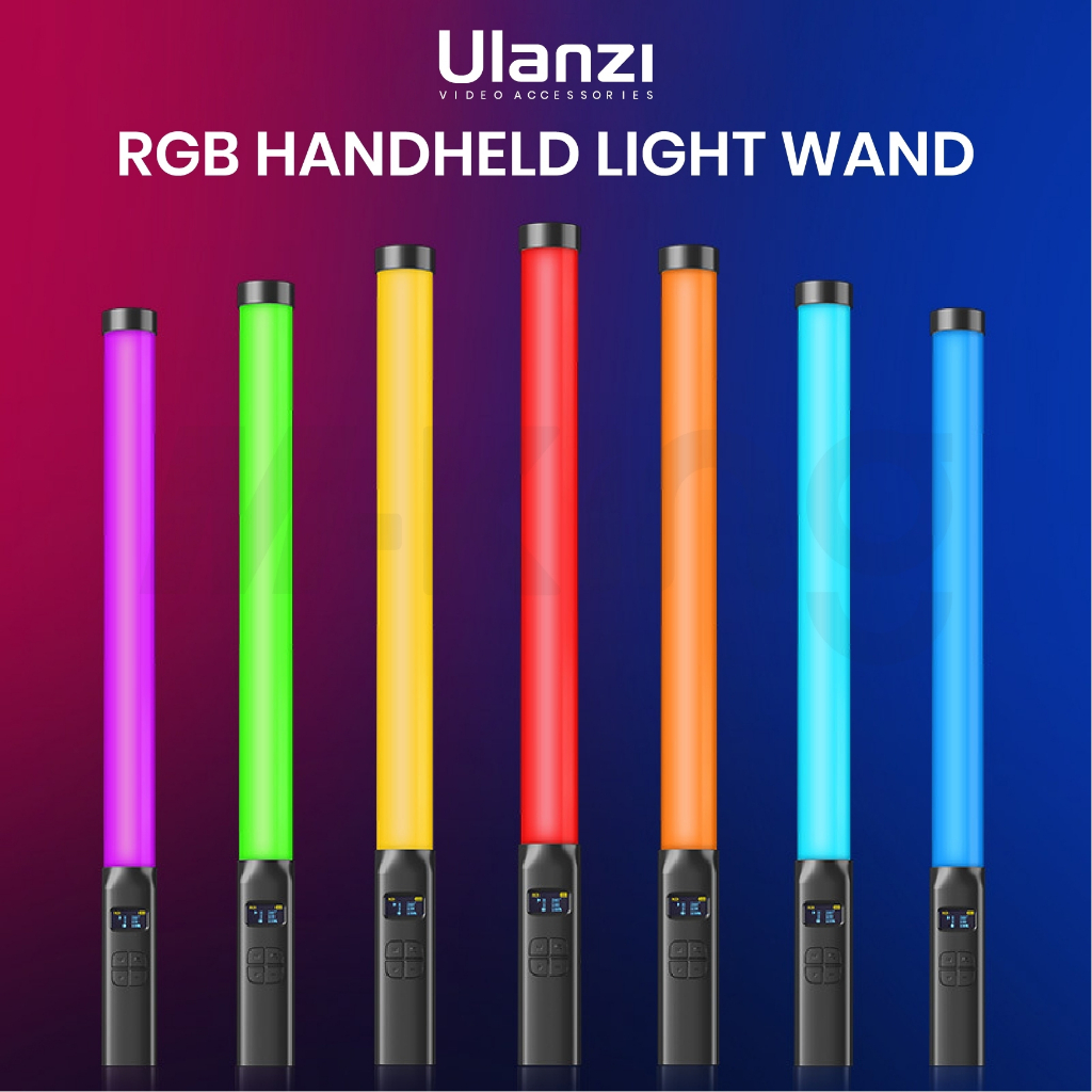 💖พร้อมส่งในไทย💖 ไฟสตูดิโอ Ulanzi VL119 RGB Handheld Light Wand ไฟสตูดิโอled RGB ไฟแท่ง เปลี่ยนสีไฟได้ 360 สี และ effects
