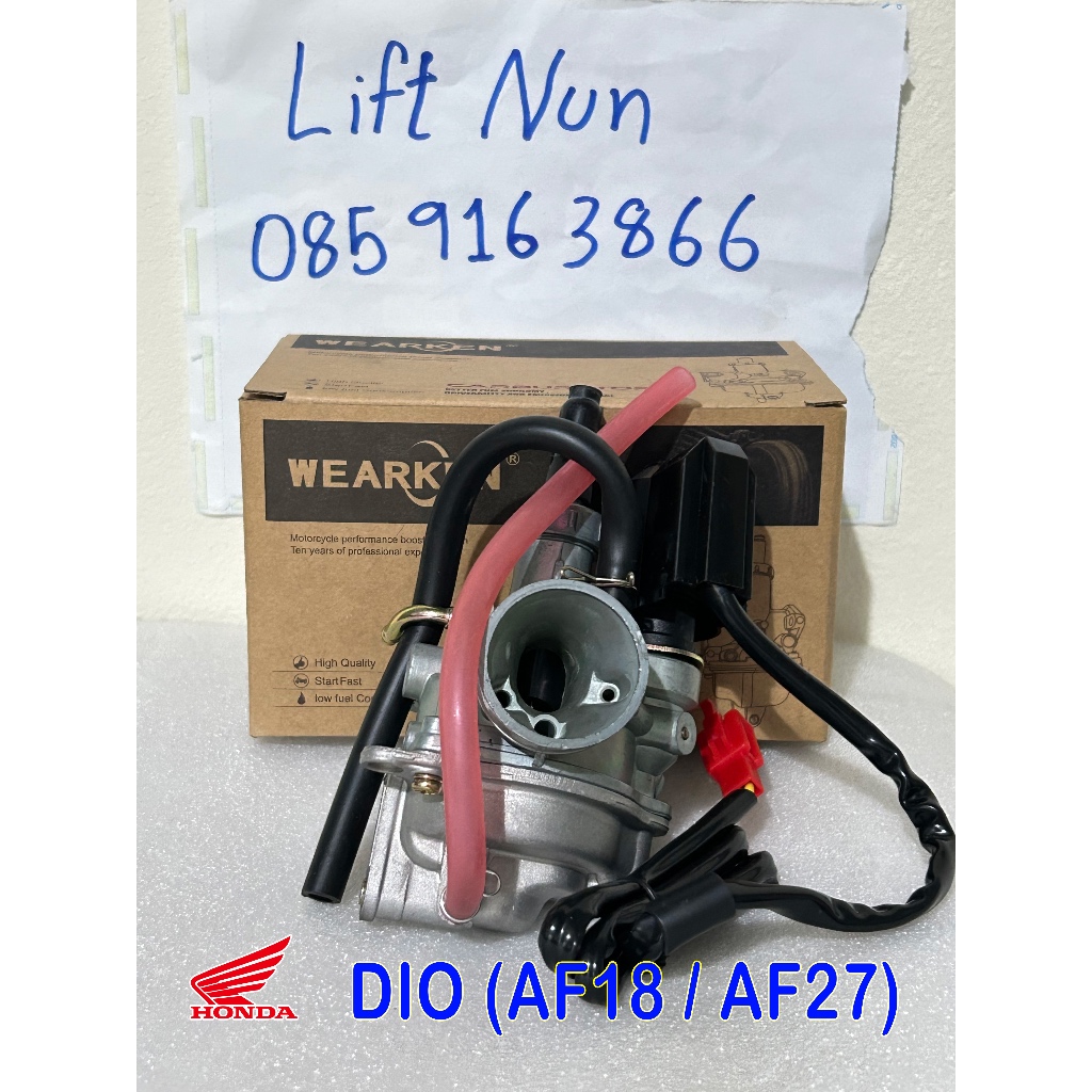 Honda DIO AF18 AF27 คาร์บูเรเตอร์ รถป๊อบ 50cc