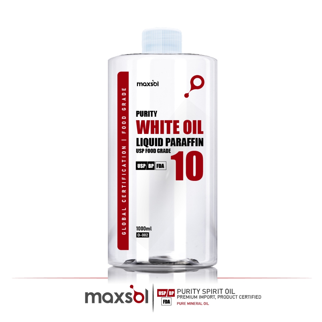 White Oil 10 USP/BP Food Grade [Import] : น้ำมันขาว พาราฟินเหลว Liquid Paraffin น้ำมันแก้ว