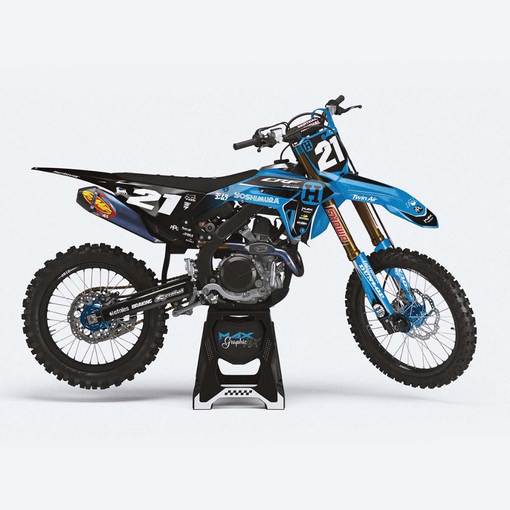 สติกเกอร์รถวิบาก CRF CR 110-450 cc ทั้งคัน พร้อมสติกเกอร์กระบอกโช๊ค ใส่ชื่อ เลขเบอร์ ได้ตามต้องการ