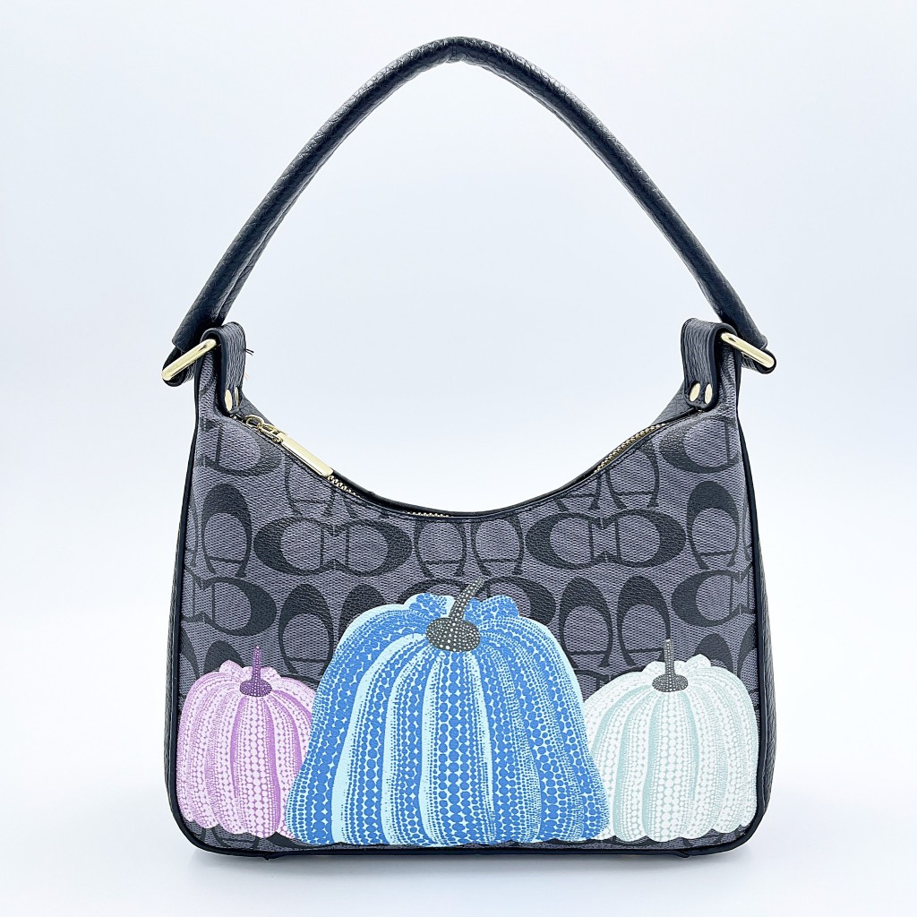 Fashion กระเป๋าถือ สะพายไหล่ สะพายข้าง สายยาว 1 เส้น หนัง PU พรีเมี่ยม อะไหล่ทอง CC Posh