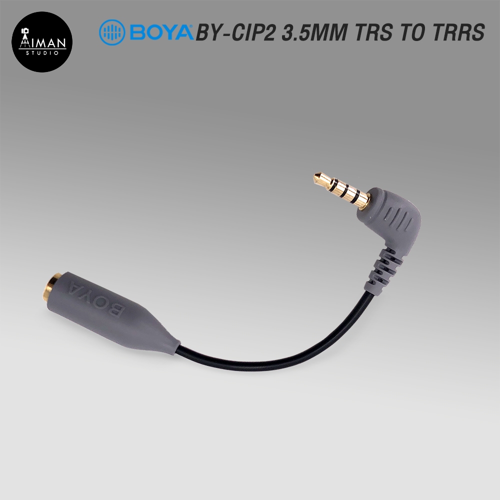 สายแปลงเสียง BOYA BY-CIP2 แบบ TRS to TRRS