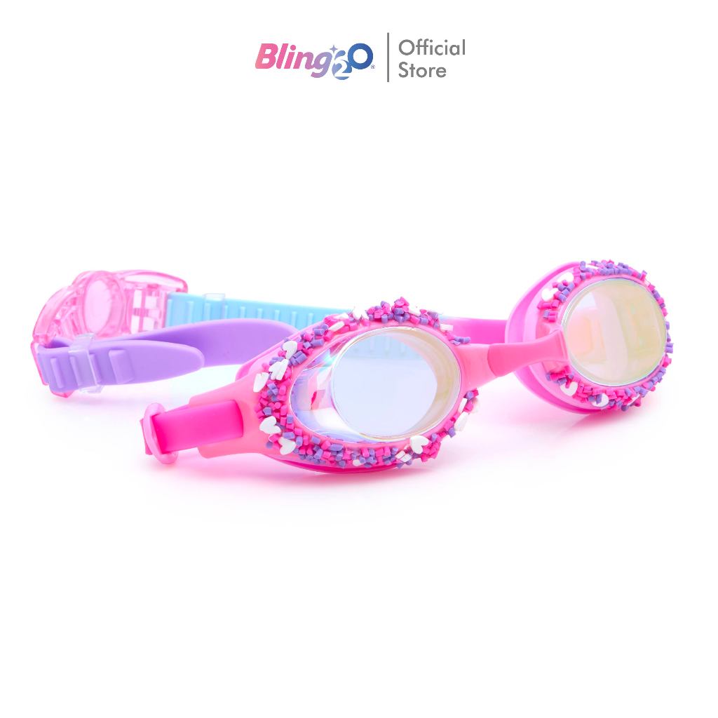 BLING2O แว่นตาว่ายน้ำเด็กยอดฮิตจากอเมริกา FROSTING-STRAWBERRYแว่นว่ายน้ำแฟชั่น ใส่สบาย ของใช้เด็กน่ารัก