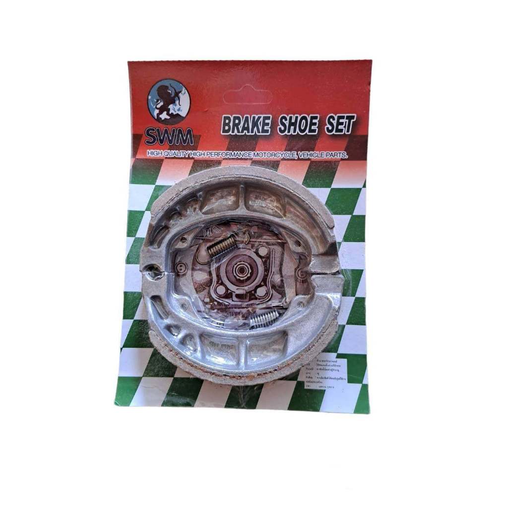 ผ้าเบรคหลัง SWM * คุณภาพดี* (ดรัมเบรค) WAVE ทุกรุ่น