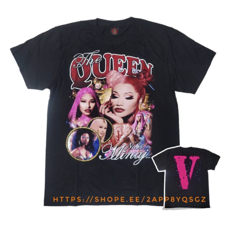 เสื้อยืด nicki minaj x Vlone oversize