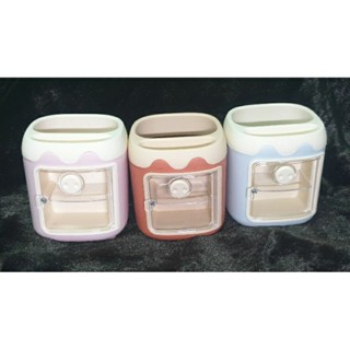 พร้อมส่ง กล่องใส่ปากกา ใส่เครื่องเขียน ที่เก็บแปรงแต่งหน้า ก…