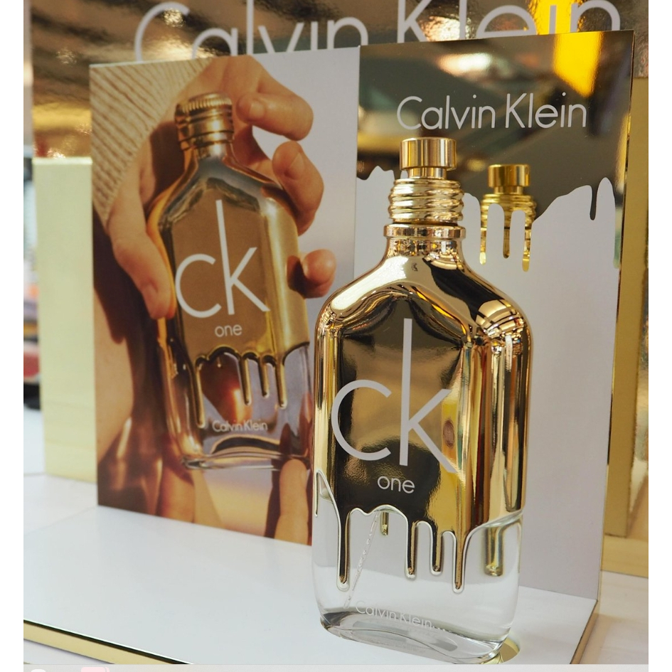 กล่องซีล Calvin Klein CK One Gold Eau De Toilette น้ำหอม กลิ่นใหม่ ล่าสุด ck one gold น้ำหอม มนต์เสน่ห์